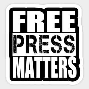 Free Press Matters Sticker